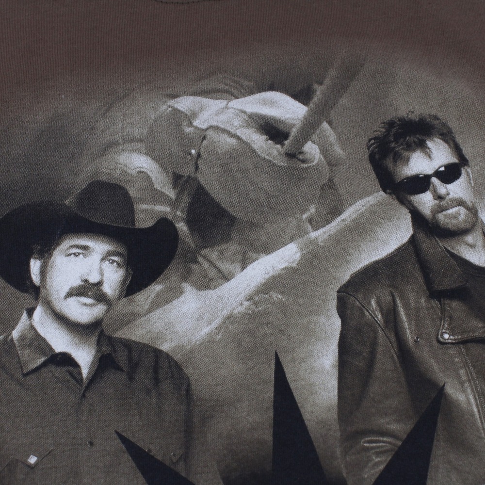 Vintage Brooks & Dunn Tailgate Tour 2000 T-Shirt - Anvil Brand - Size L - Picture 4 of 8